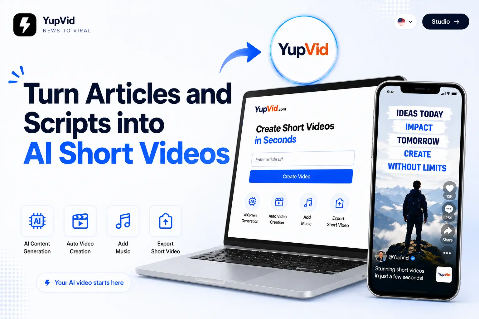 See how YupVid works from start to publish